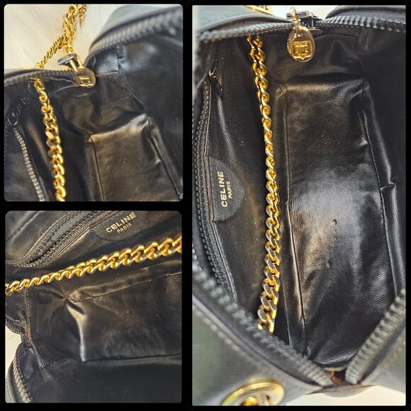 Céline Embroidered Triomphe Leather Crossbody Bag - Picture 15 of 17